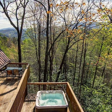 Bear View Chalet With Hot Tub And Near Ober Gatlinburg Exterior foto